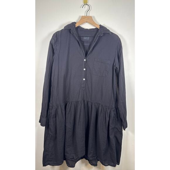 Grayson by Frank & Eileen The Changemaker Long Sleeve Shirt Dress 100% Cotton - Picture 2 of 6